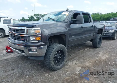2015 Chevrolet Silverado 1500 2Lt из США, поврежденный, VIN 3GCUKREC4FG227523